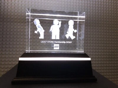 Lego VIP Gold membership Acrylic trophy in Lego Korea store. - Image 1 of 4