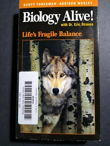 Biology Alive! Life's Fragile Balance ~ Dr. Eric Stevens VHS Cape Cod - Picture 1 of 5