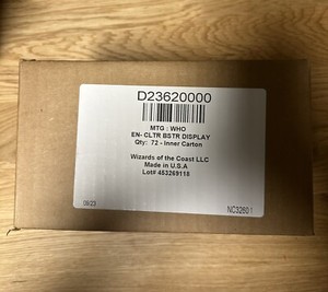 Magic: The Gathering Universes Beyond - Doctor Who Collector Booster Display X6