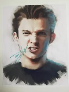 Tom Holland Signed 8x10 Photo RP - Free Shipping! Marvel Spiderman - Picture 1 of 1