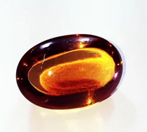 Loose Gemstone Australian Black & Golden Synthetic 47.85 Ct Opal Transparent Gem - Picture 1 of 6