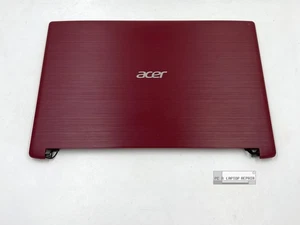 Genuine OEM Acer Aspire A315-53 Top Rear Lid Cover Red 60.H64N2.001 - Afbeelding 1 van 3