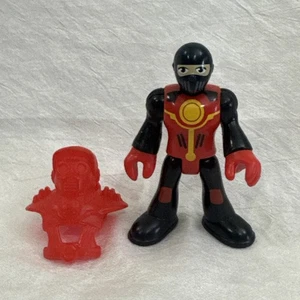 Fisher Price Imaginext Raptor Dinosauro Cavaliere Figura con Armatura/Maschera/Casco - Foto 1 di 4