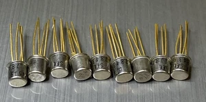 QTY 9 - 2N5397 TRANSISTOR Gold Leads NOS Various Manufacturers - Picture 1 of 1