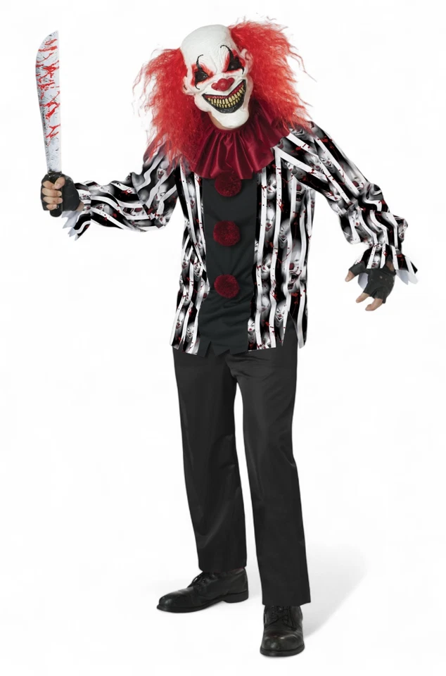 Brand New Demented Clown Plus Size Costume - Image 1 of 1