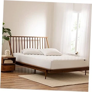  Power Clean Triple Action Quilted Soft Waterproof Mattress Pad Twin XL White - Picture 1 of 7