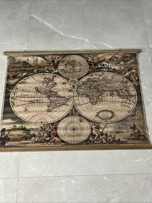 Antique Map Of The World (knockoff) - Image 1 of 3