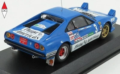 1/43 BEST MODEL FERRARI 308 GTB N 3 RALLY EL CORTE INGLES 1985 A.ZANINI LIGHT - Immagine 1 di 2