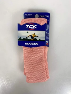 Calcetines de fútbol Twin City rosa talla ORS medianos *NUEVOS* Foto 1 de 2