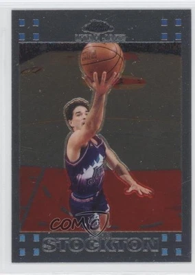 2007-08 Topps Chrome John Stockton #98 HOF - Image 1 of 2