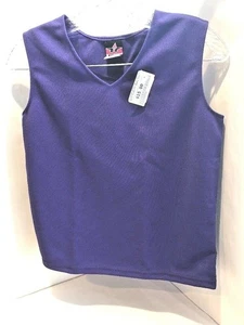 Alleson Athletics Women’s Spirit Cheer Shell Purple Size M NEW - Picture 1 of 2