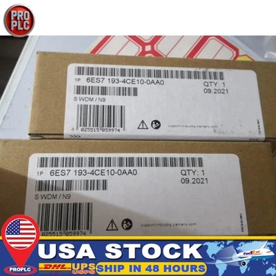 6ES7193-4CE10-0AA0 New original Siemens 6ES7 193-4CE10-0AA0 1PCS fast delivery - Image 1 of 2