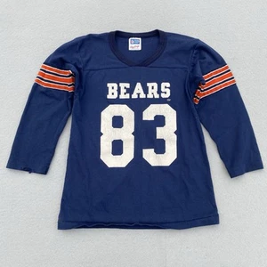 Vintage 80s Rawlings Chicago Bears Jersey # 83 Willie Gault Youth L USA - Picture 1 of 12
