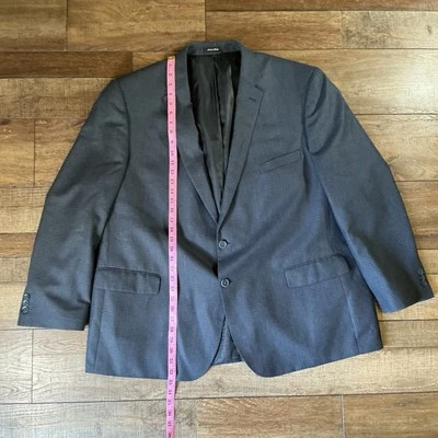 Chaqueta Blazer Jean Paul Germain Para Hombre 2 Botones Carbón 50R Patrón Cuadros #46701 Foto 1 de 4