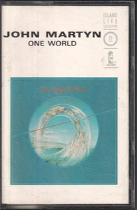 John Martyn One World cassette UK Island cassette black shell with silver print - Picture 1 of 2