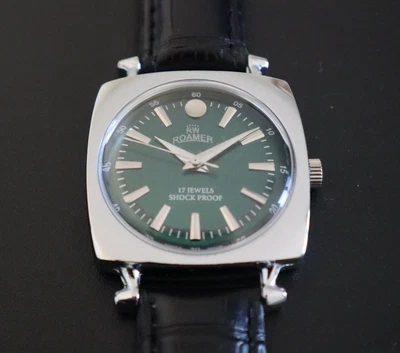 Vintage Roamer Stylish with 17-Jewel Manual S96 Swiss Movement Men’s Wrist Watch - Image 1 of 4