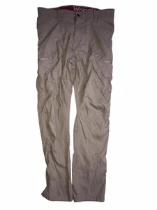 Wrangler Pants Men 36x32 Tan ATG All Terrain Gear Trail Hiking Lightweight C56 - Picture 1 of 5