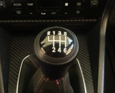 AUDI B5 S4 C6 A6 D2 A8 SHIFT KNOB 6 SPEED SCREW-ON TYPE M12X1.5 - Image 1 of 4