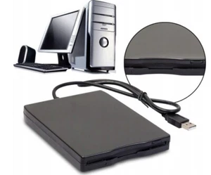 FDD USB Diskettenlaufwerk 1.44MB extern schwarz 3,5 Zoll Floppy Disk Drive DE - Bild 1 von 8
