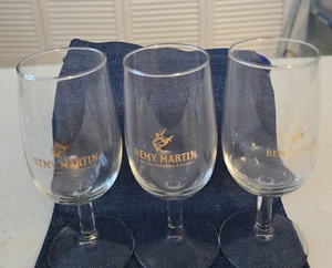 Set of 3 Remy Martin Champagne Cognac Brandy Wine Glasses France - Picture 1 of 2