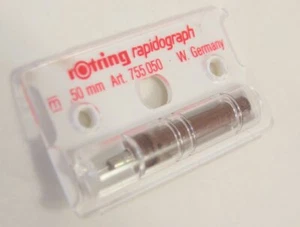 Vintage Rotring Rapidograph 0,50mm Art 755 050 W Germany braun - Bild 1 von 8