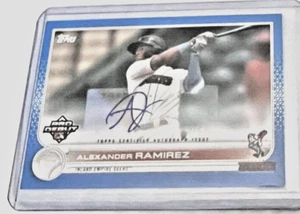 2022 Topps Pro Debut BLUE Autograph ALEXANDER RAMIREZ ANGELS 108/150 - Picture 1 of 1