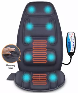 Massagesitzkissen mit 10 Vibrationsmotoren zur Linderung von Rückenschmerzen - Bild 1 von 12