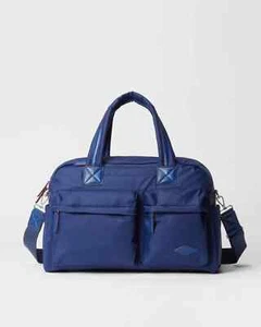 MZ WALLACE BLEECKER LONA AEGEAN AIR - NUEVO CON ETIQUETAS - VENTA AL POR MENOR $425 - Imagen 1 de 6