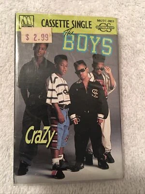 Brand New Sealed The Boys Cassette Single Crazy - 1990 Motown MOTC 2053 - Image 1 of 3