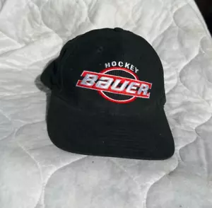 BAUER HOCKEY Baseball Cap Hat Adj. Mens Size Cotton SPORTS SPECIALTIES Brand - Picture 1 of 8