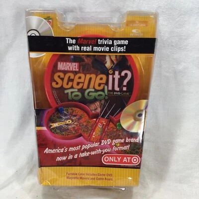 2007 MARVEL Scene it? To Go! Portable/Travel Case DVD Game TARGET NEW SEALED - Image 1 of 4