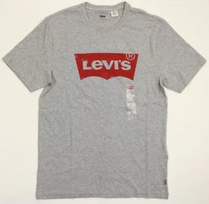 Levi's Short Sleeve Crew Neck Graphic Logo T-Shirt Gray Size Small - Picture 1 of 2
