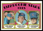 1972 Topps #61 Cubs Rookie Stars Hooton, Hiser, Stephenson RC EX-EXMINT