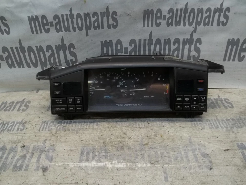 94 CADILLAC ELDORADO SEVILLA INSTRUMENTO VELOCÍMETRO SPEEDO CLUSTER 16200246 OTD Foto 1 de 4