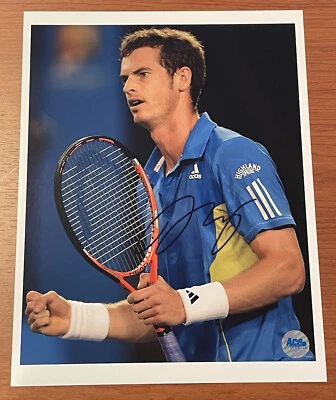 Ace Secret Signatures 2012 8x10 Andy Murray automático/foto Foto 1 de 4