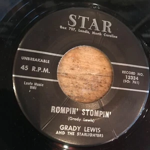 HEAR- 1960 NC PIANO ROCKER RE - GRADY LEWIS - ROMPIN' STOMPIN' - STAR - Picture 1 of 2