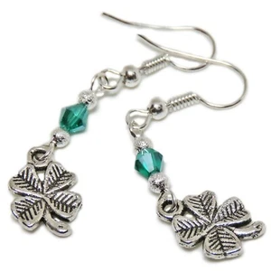 Pretty St. Patrick pendientes de trébol de cuatro hojas de SoniaMcD - Imagen 1 de 15