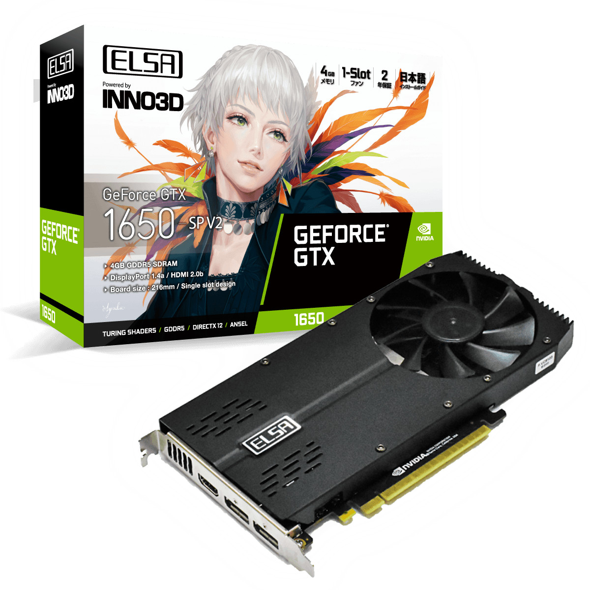 ELSAグラフィックボード NVIDIA T1000 4GB