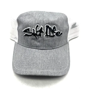 Salt Life Men's Hat Gray White Size OSFM Embroidered Logo Polyester Blend - Picture 1 of 6