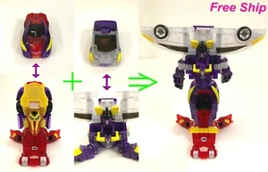 [TURNING MECARD]GRYPHINK(GRYPHON+SPHINX)Transformable Robot Car Korea Figure 2EA - Picture 1 of 12