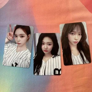 Aespa Better Things Baseball Uniform Md Limited Photocard Set di 3 carte K-POP - Foto 1 di 2