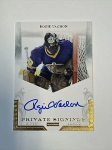 Panini 2011 Firme Private Rogie Vachon su cartoncino - Foto 1 di 2