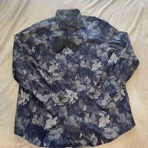 Bugatchi Shaped Fit Confort Stretch Size Xl NWT $225 - Picture 1 of 10