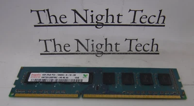 Hynix HMT351U6BFR8C-H9 4GB 2Rx8 PC3 10600-U DDR3 1333MHz DIMM Memory - Image 1 of 4