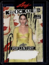 2023 Leaf Pop Century Proof Knockouts Super Prismatic Gold Emilia Clark 1/1
