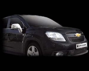 Auto Clover Chrome Wing Mirror Cover Trim Set for Chevrolet Orlando - Picture 1 of 6