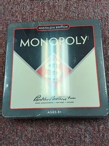 Monopoly Nostalgia Edition Collectible Tin Vintage 1937 Classic Board Game - Picture 1 of 3