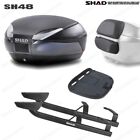Set Shad Chassis + Coffre Sh48 Carbone For Yamaha 850 Mt09 2017-2020