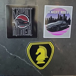 Vintage Looking Knight Rider STICKERS (3) Heavy Duty Weather Proof VARIETY PACK - Picture 1 of 24