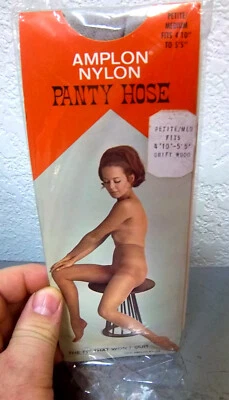 Manguera Panty Amplon Nylon NUEVO paquete sin abrir, se adapta a 4'10 a 5'5, ¡difícil de encontrar! Foto 1 de 4